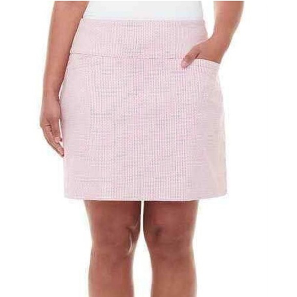 S.C. & Co. Women's Printed Coral/Red Skirt with Shorts | Size medium - Picture 1 of 8